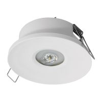 Oprawa awaryjna AXPO LED 3W 1h biała | AXPO/3W/E/1/SE/AT/WH Awex