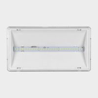 Oprawa awaryjna EXIT L IP65 LED 3W 425lm 1h jednozadaniowa AT biała | ETL/3W/B/1/SE/AT/WH Awex