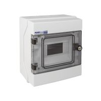 Rozdzielnica hermetyczna RH-6/Z (z zamkiem) (500V AC,1000V DC), biała | 36.4 Elektro-Plast Opatówek