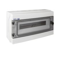 Rozdzielnica hermetyczna RH-18/Z (z zamkiem) (500V AC,1000V DC), biała | 36.19 Elektro-Plast Opatówek