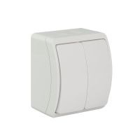 Łącznik świecznikowy n/t IP44 VW 152-01, Koala, biały | 61.311 Elektro-Plast Opatówek