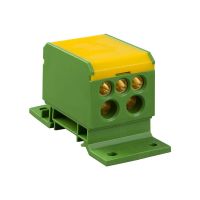 Blok rozdzielczy DB2-Z na szynę TH lub wkrętami 500V 196A 6kV żółto/zielony | 48.26 Elektro-Plast Opatówek