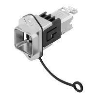 Wkładka złącza kołnierzowa, IE-BSS-V14M-RJ45-FJ-P, metalowa, IP67, RJ45 Cat.5 | 1085260000 Weidmuller