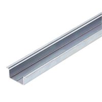 Szyna montażowa aluminiowa, TS 35X15/2.3 2M/AL/BK, pełna | 1848290000 Weidmuller