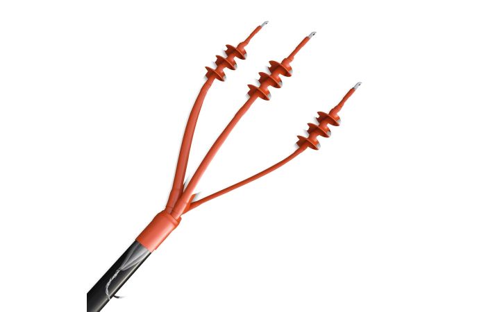 Głowica napowietrzna termokurcz.HOTU3.2401 do kabla EXCEL, Cu 3x10-16mm2, kpl.na3żyły, bez końcówek | HOTU3.2401 Ensto