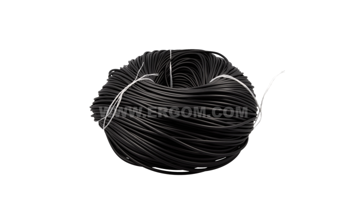 Koszulki (węże) elektroizolacyjne PCV - PCV 8X1 BK (200m) | E05ME-03020106800 Ergom
