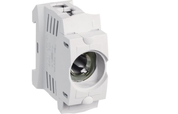 Gniazdo bezpiecznikowe z tworzywa D01/1 E14 1P SIS 16A 400VAC TS35 zaciski klatkowe 35mm2 | LD042 Hager