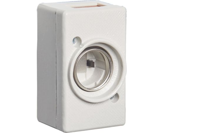 Gniazdo bezpiecznikowe ceramiczne DIII E33 1P 63A 500V na płytę zaciski pałąkowe 10mm2 | LE33KPS Hager
