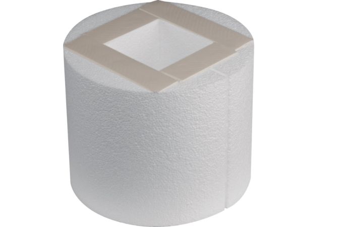 System szalunkowy - element VR2 fi242mm wys. 200mm styropian, Tehalit.UK | SEVR2200 Hager