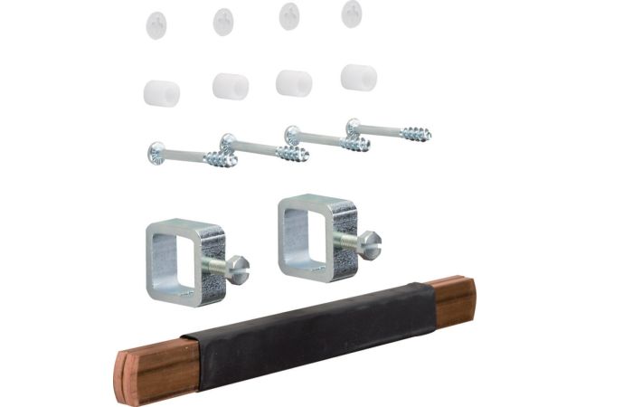 Łącznik szyn zbiorczych 20x5/10mm 1-pol. 60mm, Univers | UM05N Hager