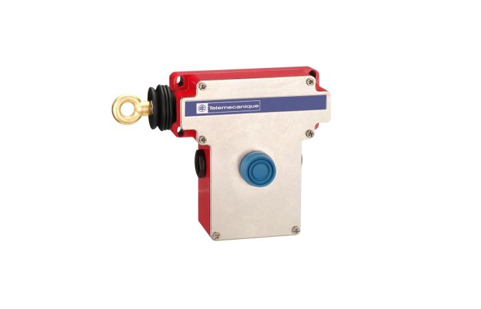 Łącznik bezpieczeństwa cięgnowy XY2CE lewa strona 2NC 2NO wsk świetlny 230V przyciemniane osłony | XY2CE2A290H7 Telemecanique Sensors