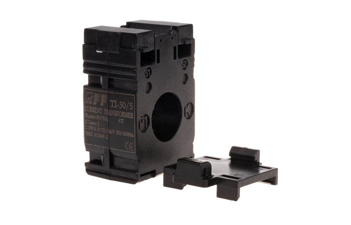 Przekładnik prądowy z zamkniętym rdzeniem 30A/5A 2,5VA kl.1 FS5 | TI-30-5 F&F