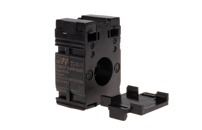 Przekładnik prądowy z zamkniętym rdzeniem 50A/5A 1,5VA kl.1 FS5 | TI-50-5 F&F