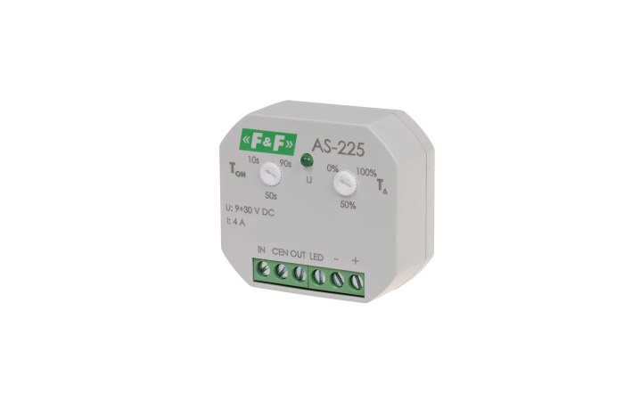 sterownik kaskadowy - schodowy 9-30V DC | AS-225 F&F