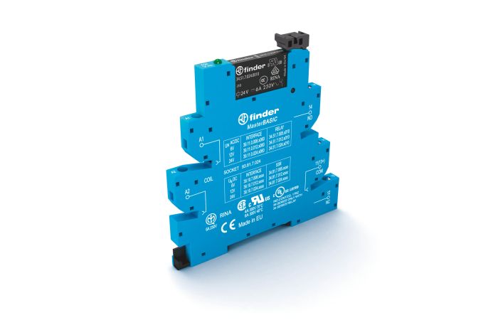 Przekaźnik interfejsowy 1 P; 6 A; 24V AC/DC | 39.11.0.024.0060 Finder