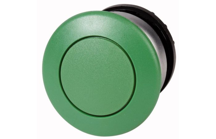 Przycisk grzybkowy bez opisu, M22-DP-G, zielony RMQ-Titan | 216716 Eaton