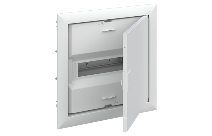 Obudowa p/t IP30 12M z ramką, drzwiami oraz listwami śrubowymi N+PE (zamiennik UK510E), UK612E2 | 2CPX077840R9999 ABB