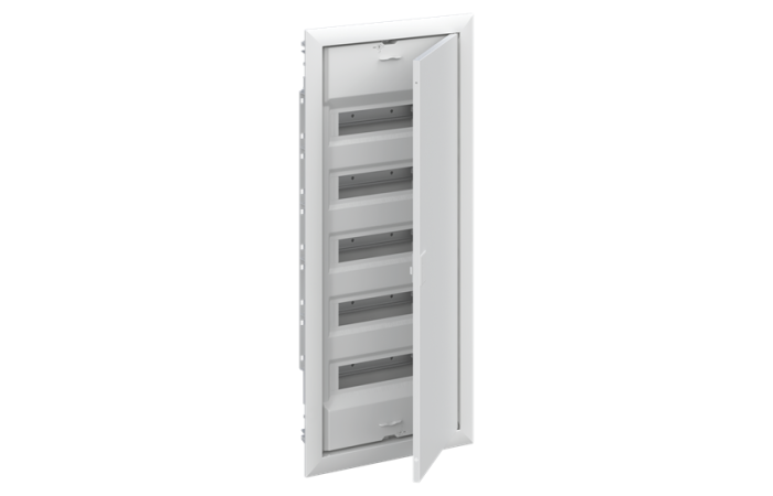Obudowa p/t IP30 60M z ramką, drzwiami oraz listwami śrubowymi N+PE, UK660E3 | 2CPX077844R9999 ABB