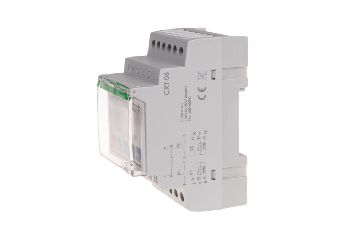 Regulator temperatury CRT-06 10-funkcyjny zakres -100-400?C | CRT-06 F&F