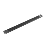 Panel szczotkowy do szafy 19" 1U czarny LANBERG AK-1101-B | AK-1101-B Lanberg