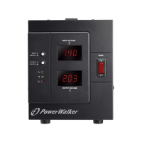 Stabilizator napięcia AVR POWERWALKER 230V, 3000VA 1X PL OUT, terminal IN/OUT | AVR 3000 SIV FR PowerWalker