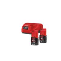 Zestaw akumulatorów 2,0Ah z łądowarką M12NRG-202 | 4933459209 Milwaukee