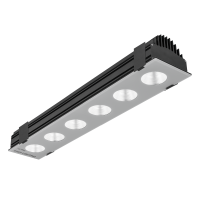 Oprawa Flash New LED 6x 166W 4000K 30st. 720mm 21000lm, czarna | AD004.3366.840.A000 PXF Lighting