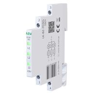 Lampka kontrolna zasilania z zabezpieczeniem 1/3S 3xLED ZIELONA | LK-BZ-703G F&F