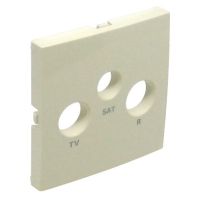 Element centralny do gniazda antenowego satelitarnego 21543, 21555, 21565, kość słoniowa, LOGUS 90 | 90775TMF Efapel