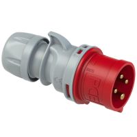 Wtyczka przenośna Turbo Shark bezśrubowa 32A 3P+Z 400V 50/60Hz 6h IP44 | 024-6TT PCE