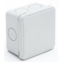 Puszka instalacyjna n/t LIGHT pokrywa pełna, z osłabieniami 108x108x64 (7xm25) IP66/67 | EX-111 PCE