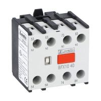 Zestaw styków pomocniczych do styczników BF, montaż z przodu, zaciski śrubowe, 4NO | BFX1040 Lovato Electric