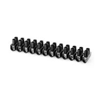 Listwa zaciskowa gwintowa termoplastyczna, 10,0 mm2, 12 torów, bezhalogenowy poliamid PA6, T85 C | 22512217 Simet