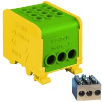 Odgałęźnik instalacyjny 1-torowy 3x16²/3x16², na szynę TS 35 | 84170009 Simet