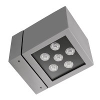 Oprawa ICE CUBE 1 LED ED 6x1W biała 3000K IP54 45 szara | 140062.5L011.608 Lug Light