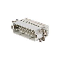 Wkład złącza męski HDC HA 16 MS, wielkość 5, 16P+PE, 250V 16A, zaciski śrubowe | 1650770000 Weidmuller