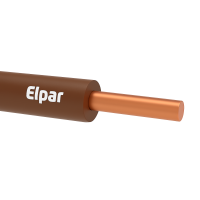 Przewód instalacyjny H07V-U (DY) 1,5 450/750V, brązowy KRĄŻEK | 5901854406718 Elpar