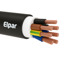 Przewód w izolacji gumowej H07RN-F (OnPD) 7x1,5 żo 450/750V BĘBEN | 5901854405285-B Elpar