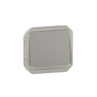 NOWE PLEXO - PRZY. JEDNOBIEGUNOWY Z PODŚWIETL. MECHANIZM 10A-250V~ SZARY | 069542L Legrand