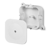 Puszka n/t 84x84x40 hermetyczna z wkładem 4x2,5mm2 IP42, biała | 0213-00 Elektro-Plast Nasielsk