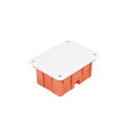 Puszka p/t instalacyjna 130x100x70, IP40, ceglasta RAL2012 INSTALL-BOX | 0263-01 Elektro-Plast Nasielsk