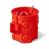 Puszka p/t PK-60 łączeniowa głęboka z wkrętami IP20, ceglasta RAL2012 PRO | 0285-01 Elektro-Plast Nasielsk