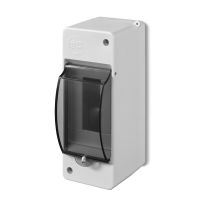 Obudowa n/t MINI S-2, IP30, z szybą dymny | 2302-01 Elektro-Plast Nasielsk