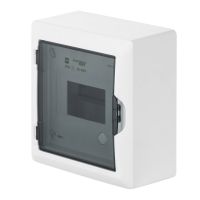 Rozdzielnica RN 1x6 PE+N, IP40, drzwi transparentne dymne, Economic Box | 2501-01 Elektro-Plast Nasielsk