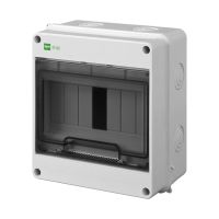 Rozdzielnica n/t RN 1/7 (N+PE) IP40 RAL7035+drzwi transparentne, Ep-Lux Plus | 1902-01 Elektro-Plast Nasielsk