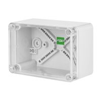 Puszka n/t 170x135x241 IP65, szara/transparentna, Industrial | 2710-01 Elektro-Plast Nasielsk
