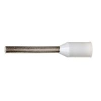 Końcówka tulejkowa izolowana Cu, HI 0,5/8 przekrój: 0,5mm2, dł. tulejki 8 (opak 100szt) | E08KH-02010111621 Ergom