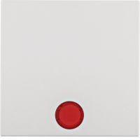 Klawisz z 5 dołączonymi soczewkami do łącznika 1-klawiszowego, biały, S.1/B.3/B.7 | 16211909 Hager