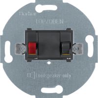 Mechanizm gniazda głośnikowego stereofonicznego 1-kr, antracyt, One.platform | 457205 Hager