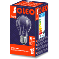 Żarówka wysokotemperaturowa Soleo 40W E27 230V A55 2700K 1000h, klasa energetyczna E | WST-2621 Helios